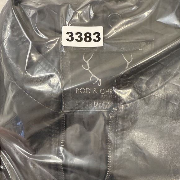 JACKET LEATHER MOTO Women LRG BLACK COAT QUILTED LINED SNAPS - Picture 12 of 12